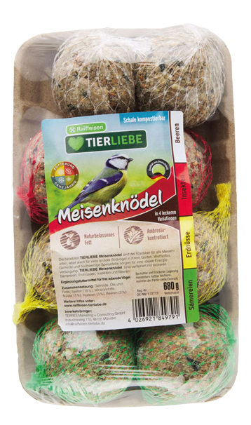 Raiffeisen TIERLIEBE Meisenknödel 8 Stk
