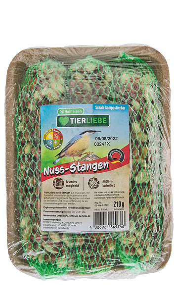 Raiffeisen TIERLIEBE Nuss-Stangen 3 Stk