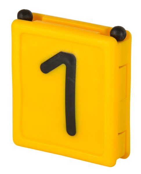 Halsbandnummer Duo 1-stellig