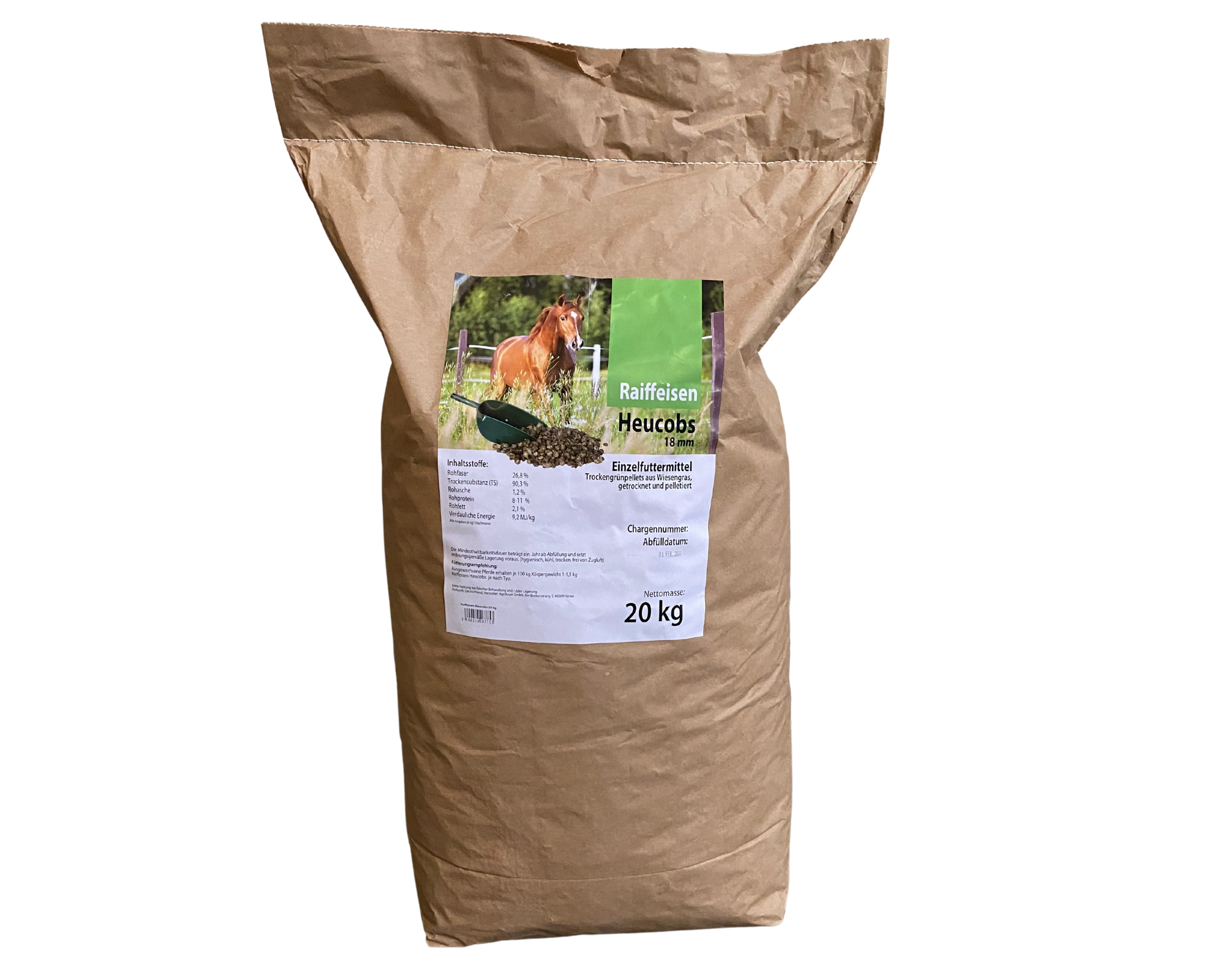 Raiffeisen Heucobs, Pferdefutter 20 kg