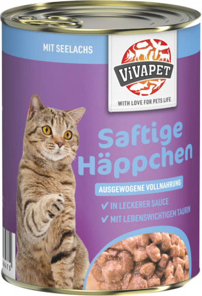 ViVAPET Saftige Häppchen mit Seelachs