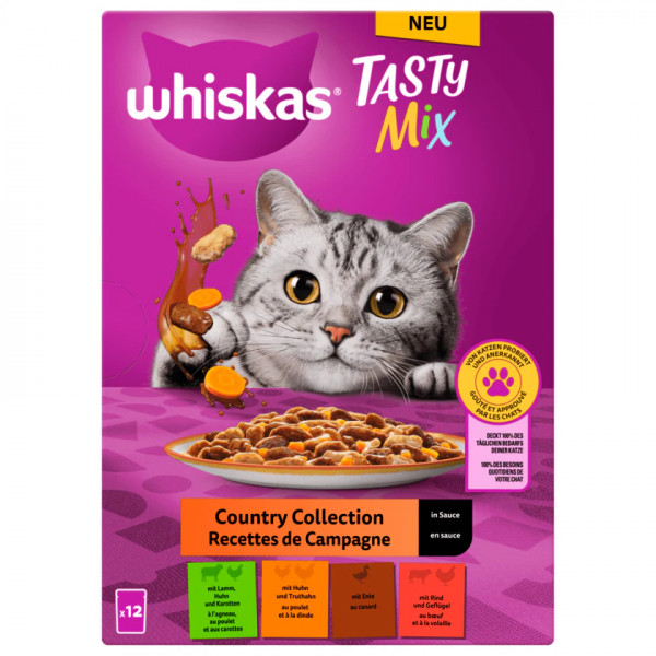 Whiskas PB Tasty Mix Country Collection in Sauce