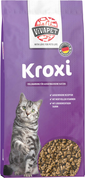 VIVAPET Katzen-Trockenfutter Kroxi