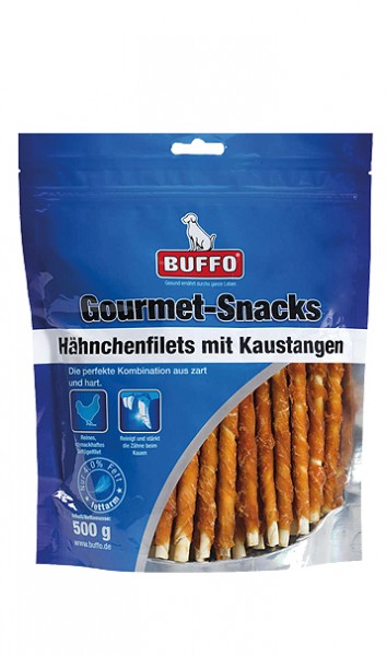 BUFFO Gourmet Snacks Hähnchenfilet Kaustangen 500 g