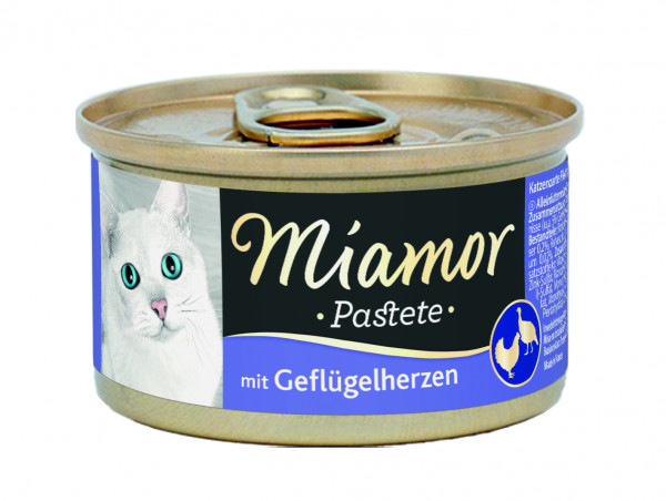 Miamor Pastete Geflügelherzen