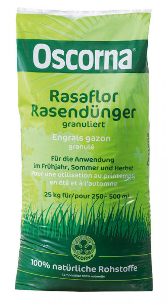 Oscorna Rasendünger Rasaflor, granuliert 25 kg