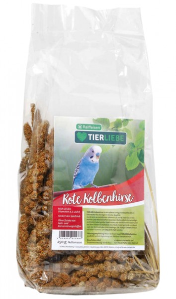 Raiffeisen TIERLIEBE Kolbenhirse 250g, rot