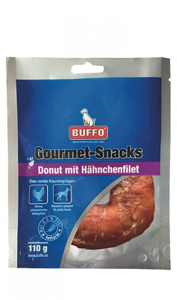 BUFFO Gourmet Snacks Donut mit Hähnchenfilet 110 g