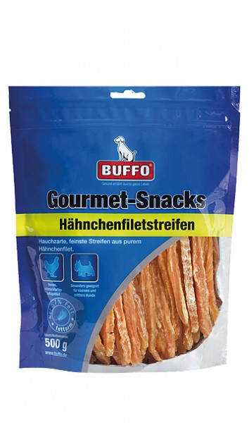 BUFFO Gourmet Snacks Hähnchenfiletstreifen 500 g